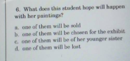 One of the things I like best about school is myart class. We have a great teacher named Mrs.Hilber