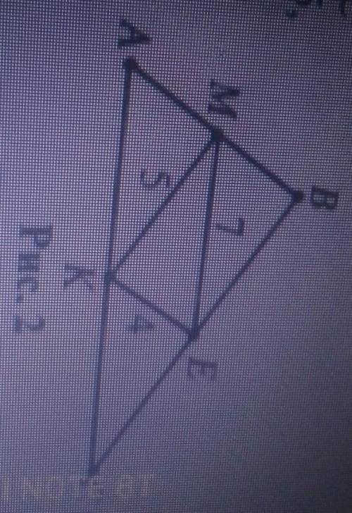 Назвіть середні лінії трикутника АВС(рис. 2), якщо AB = 9, BC = 10, AC = 15,МЕ||AC, MK||ВС, КЕ|АВ.а