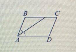Найдите острый угол параллелограмма ABCD, если биссектриса угла А образует со стороной ВС угол, рав