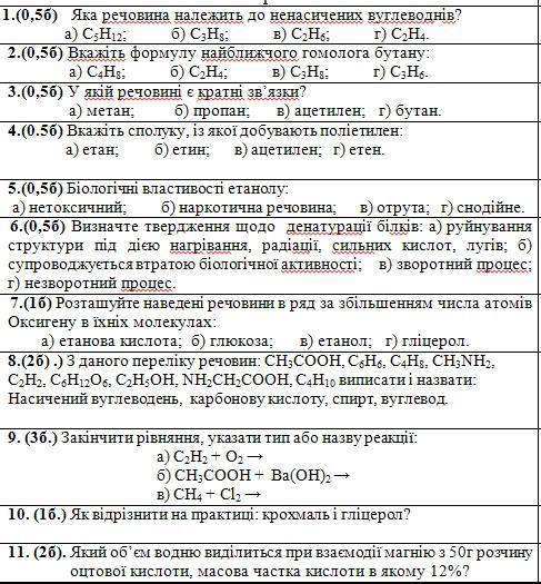 Вкажіть формулу найближчого гомолога бутану