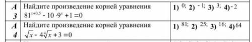 Найдите произведение корней уравнения