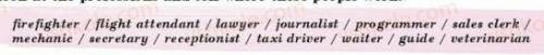 ‼️Прочитайте назви професій і напишіть, де ці люди працюють (наприклад, A manager works in the offi