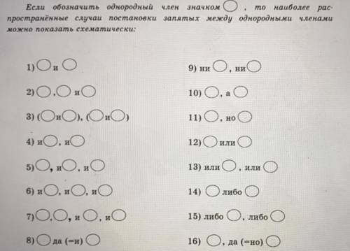 ОДНОРОДНЫЕ ЧЛЕНЫ ПРЕДЛОЖЕНИЯ ОТ