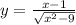 y=\frac{x-1}{\sqrt{x^{2}-9 } }