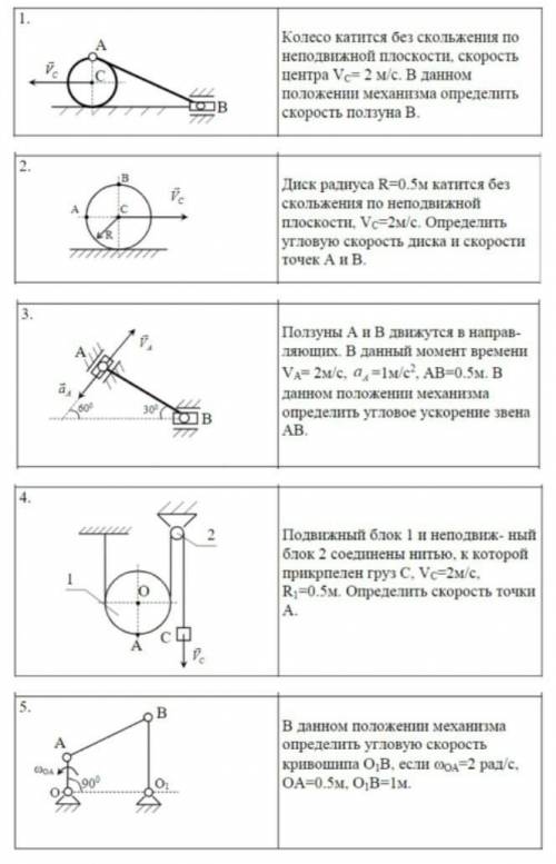 Задачи по теормеху,решите сколько сможете.​