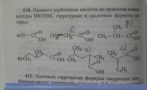 Под буквами б,в,е. Пронумеровать и назвать