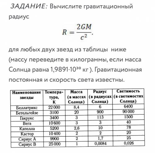 с задачей по астрономии