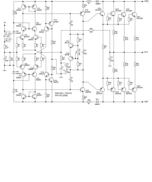 Можете на фото Используя ПО Sprint Layout, создать модель печатной платы УНЧ. Размер и конфи