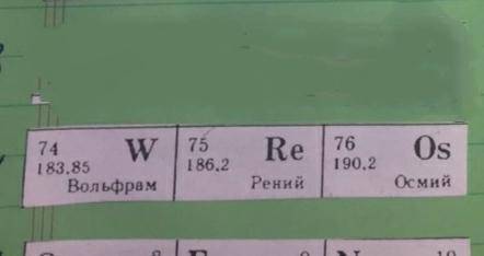 Рассчитать энергию связи. W (Вольфрама) Re (рения) OS (осмия)