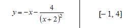 Найдите наибольшее и наименьшее значения функции y = f (x) на отрезке [a, b]