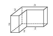 Найти объем многогранника, изображенного на рисунке при условии, что все углы прямые Выберите один