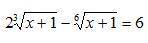 за простейшие уравнения 2³√x+1-⁶√x+1=6 (7x+2)√4x-3x²-1=0