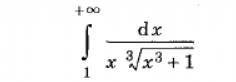 Исследовать сходимость несобственного интеграла