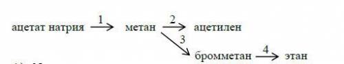 Установите последовательность использования реагентов для осуществления превращ