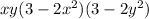 xy(3-2x^2)(3-2y^2)