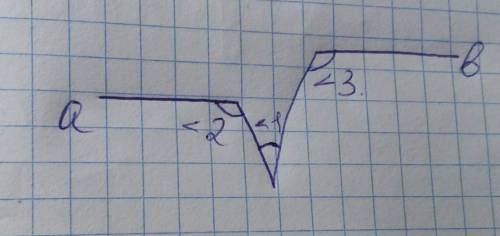 Найдите угол 1 если угол1+угол 2+угол3=238град и a||b