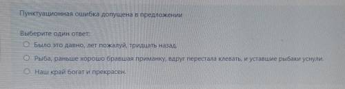 Пунктационная ошибка допущена в предложении. ​