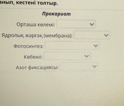 Ядролык: болмайды,болады (какое из них правильный) Фотосинтез: осимдик, кок жасыл балдыр (какое из н