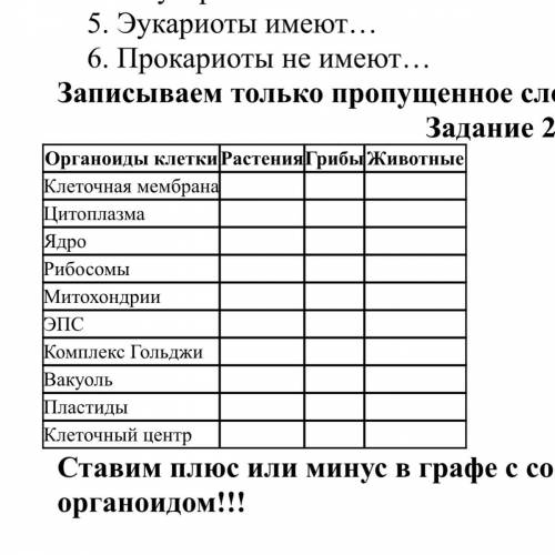 Эукариотам относятся клетки... Органонды клетки Растения Грибы Животные Клеточная мембрана Цитоплазм