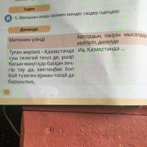 Автордың пікірін мысалдар келтіріп, дәлелде Иә, Қазақстанда ... көмектесіңңздершііііііііііі