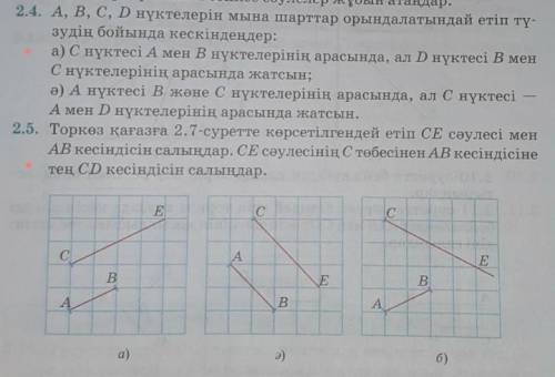 с Геометрием Задание:2.42.5​