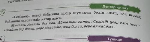 Қазақ тілі пәні бойынша Көмектесіп жіберіңдерші