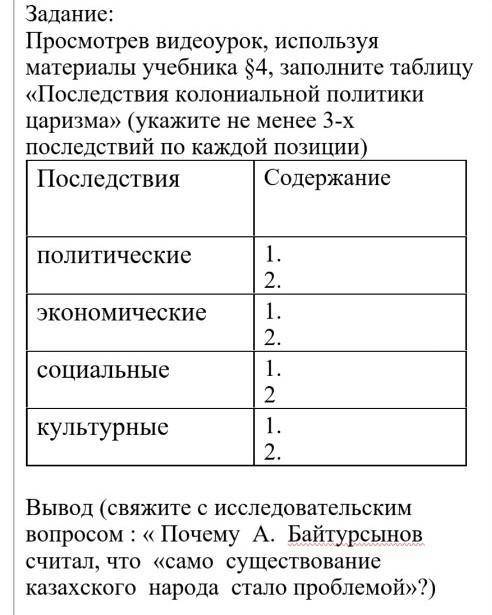 ИСТОРИЯ КАЗАХСТАНА 8 КЛАСС!​