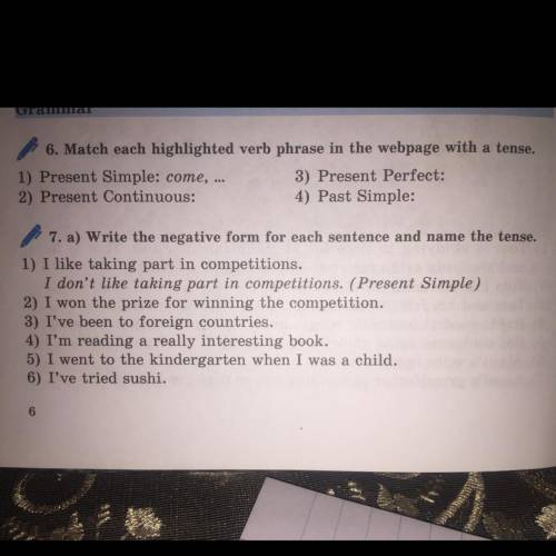 Write the questions form for each sentence and the short answers Yes and No.