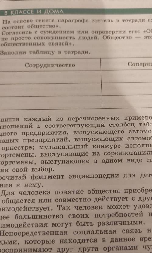 2. Согласись с суждением или опровергни его: «Общество не просто совокупность людей. Общество это со