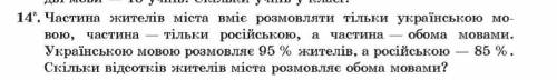 Частина жителів міста вміє розмовляти тільки українською мовою, частина тільки російською, а частина