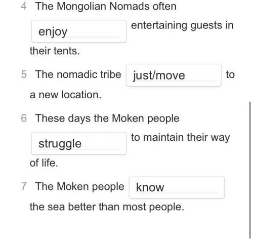 complete the sentences with the correct present tense 1) Recent bad weather ‘cause’ water holes to d