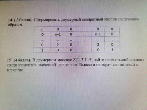 14 и 15 задания.Информатика 11 класс