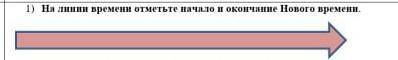 1) На линии времени отметьте начало и окончиние Нового времени вообще не могу понять как это делать.