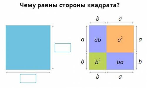 ЧЕМУ РАВНЫ СТОРОНЫ КВАДРАТА