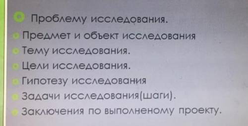 Составьте план исследования по этому плану​