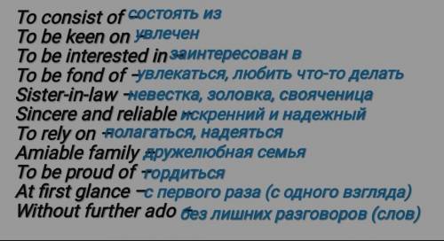 My family ________________ four people: my lovely father, mother, elder brother and me. My father’s