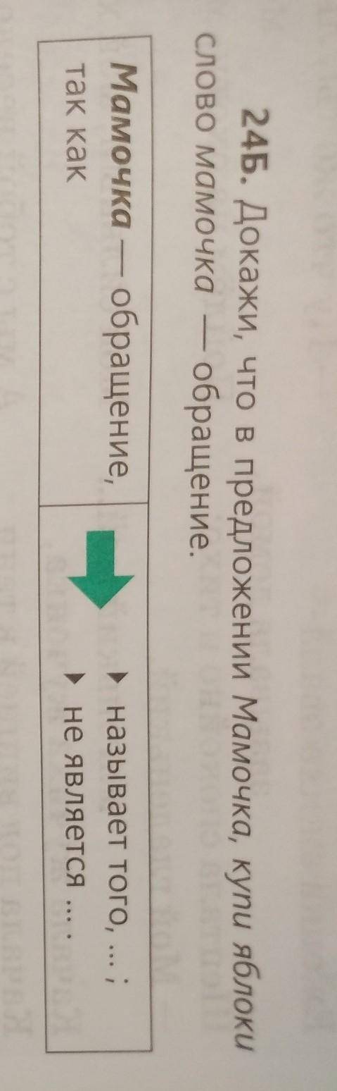 Докажи, что в предложении Мамочка, купи яблоки слово мамочка - обращение Мамочка-обращение так как..