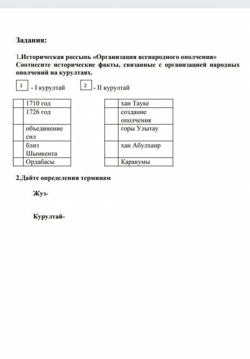 Help! История каз. 7 класс.​