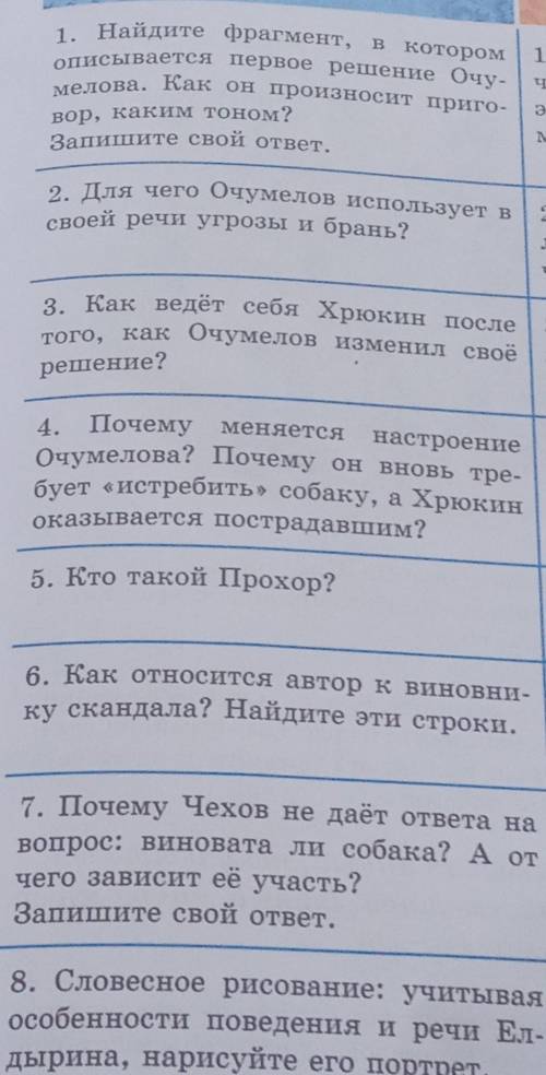 Найдите фрагмент в котором описывается первое решение очумелова дам 45, ​