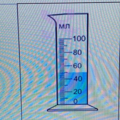 3. На рисунке показана мензурка с водой. а) Определите цену деления мензурки Б) Определите количеств