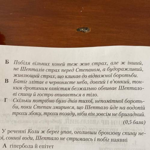 Про індивідуальність і своєрідність коня Шептала йдеться в реченні A Biн тільки переставляв ноги, оп