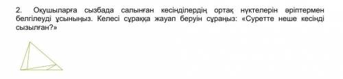 Попросите учащихся обозначить буквами общие точки фигур на схеме. Попросите его ответить на следующи