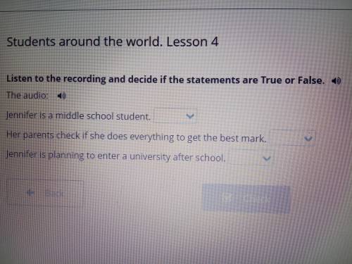 Jennifer is a middle school student. Her parents check if she does everything to get the best mark.