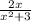 \frac{2x}{x^2+3}