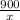 \frac{900}{x}