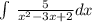 \int\limits \, \frac{5}{x^2-3x+2} dx