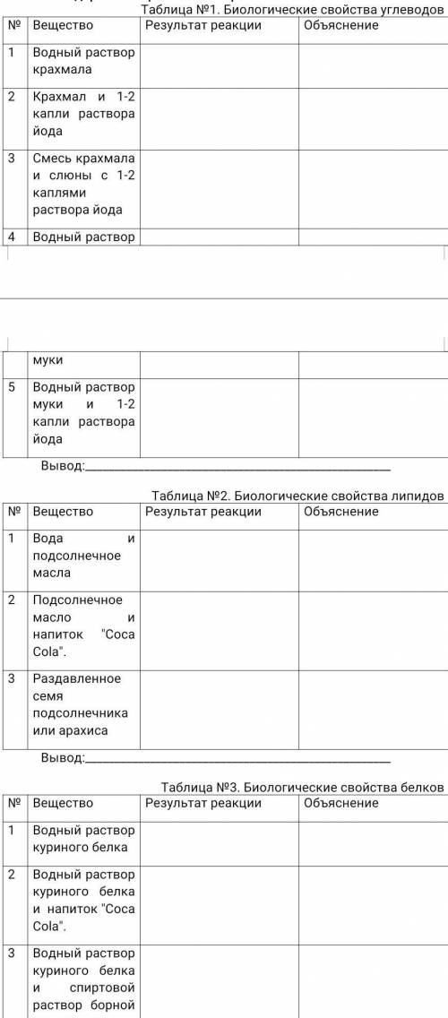 ), положите между салфетками и раздавите. Результат и его объяснение запишите в таблицу №2.9. Возьми