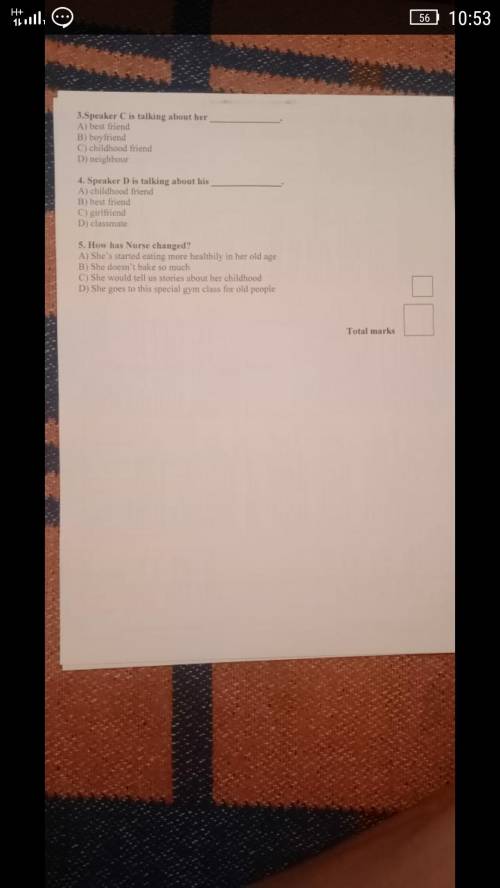 Task 2. Listen to the speakers twice and choose the best answer A, B, C or D. (прослушайте аудио 2-3