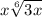 x\sqrt[6]{3x}