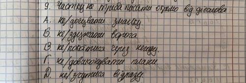 9) Частку не треба писати окремо від дієслова?